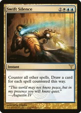 1X Swift Silence - Dissension - NM/EX MTG CARD