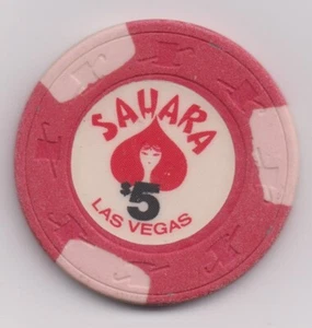 Sahara $5 Chip – Las Vegas   - Picture 1 of 2