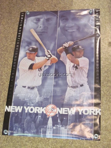 New York Yankees Derek Jeter Jason Giambi Poster Cover