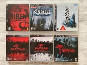 SONY PS3 SIREN & Silent Hill & Imabikisou & Dead Island & Riptide set from Japan - Picture 1 of 14