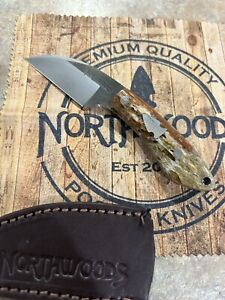 Northwoods Knives, Kudu Bone, Fixed Blade