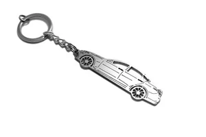 Car Keychain Fit Genesis G80 I Stainless Steel Gift Key Ring SV Design - Picture 1 of 6