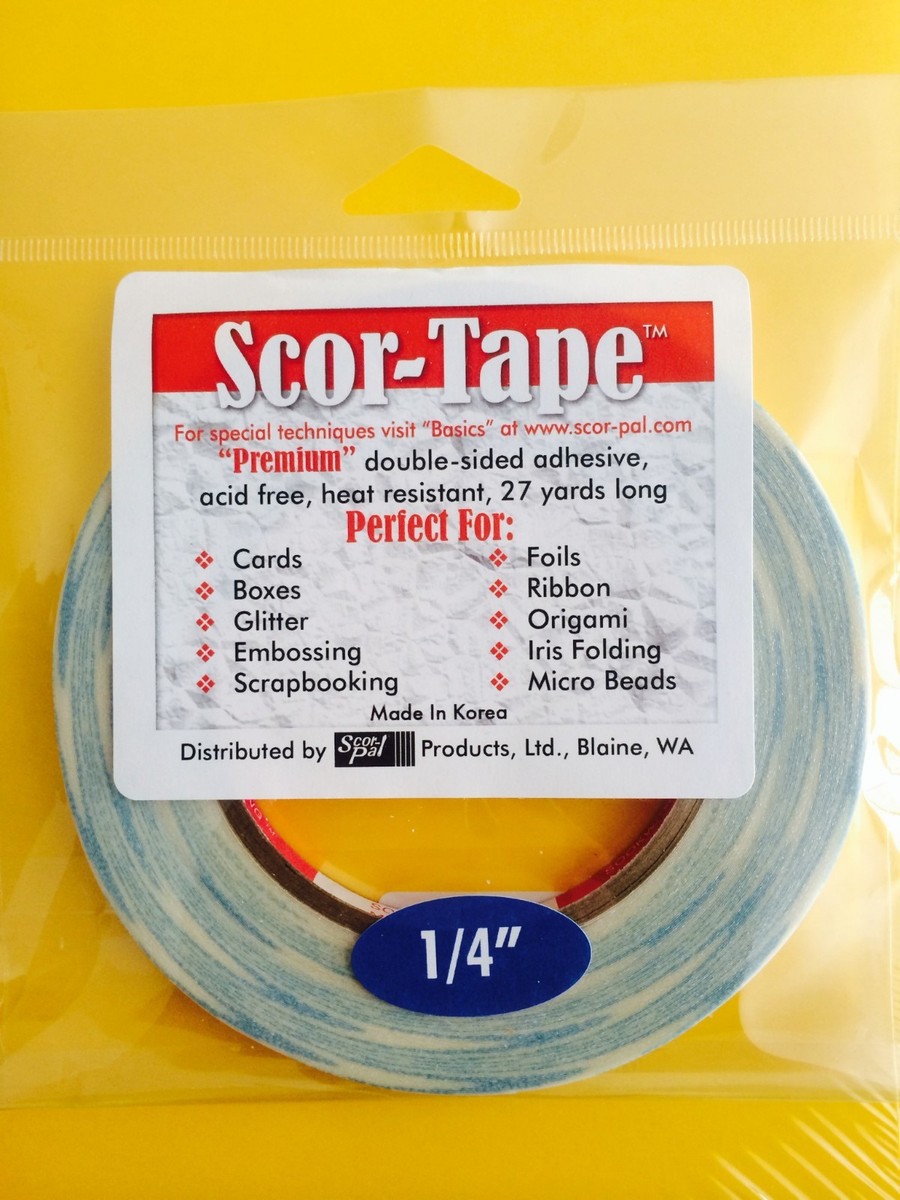 Needlepoint Tape Scor Pal SP214 Scor Tape 0 375 27 Yard Avis Et Notes Heat Resistant Double Sided Tape