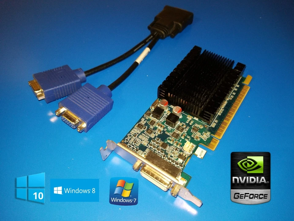 Dell Optiplex 3010 3020 7010 7020 9010 9020 1GB Dual VGA Display Video Card - Image 1 of 1