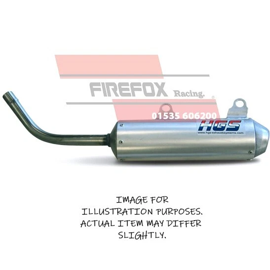 Silenciador de escape Kawasaki KX65 KX 65 (TODOS) HGS; tapa de aleación y acero Foto 1 de 1