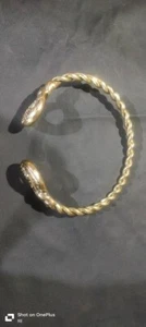 Latón torc celta, latón cuello torc, torc celta romano - Imagen 1 de 3