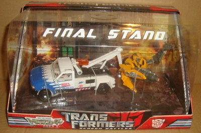 TRANSFORMERS MOVIE SCREEN BATTLES SB-02 FINAL STAND TAKARA TOMY 2008 BOX DAMAGED - Immagine 1 di 4