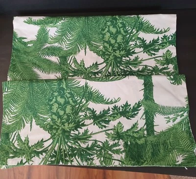 2 FUNDAS DE ALMOHADA PALMERAS GORGOUS Decoración Playa Tropical 19.5"x19.5" Foto 1 de 4