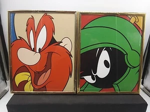 VNT 1997 Looney Tunes 8X10 Framed Picture Yosemite Sam & Marvin The Martian  (2) - Picture 1 of 14