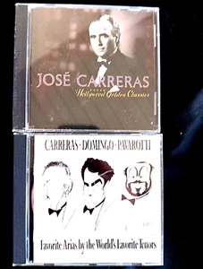 CARRERAS JOSE 2 CD LOT Pavarotti Domingo Arias CD Like New Mint BRAND NEW CASES - Picture 1 of 3
