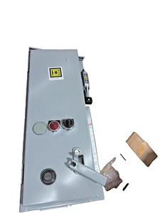 SQUARE D NEMA SIZE 0 COMBINATION STARTER Breaker 30A 3R OUTDOOR 120 Coil - Picture 1 of 8