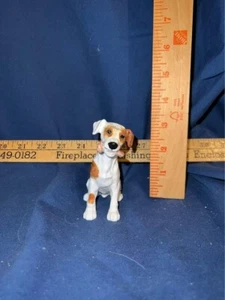 Statuina Jack Russell Terrier seduto con osso - Royal Doulton vintage - Foto 1 di 7