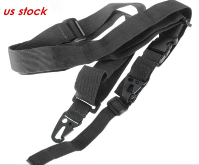 Correa táctica de tres puntos ajustable para rifle pistola correa elástica airsoft Foto 1 de 4
