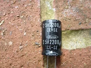 2200uF 25V ELECTROLYTIC CAPACITOR pack of 5 - Picture 1 of 1