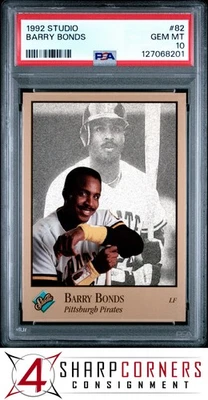 Studio #82 Barry Bonds Pirates 1992 PSA 10 Foto 1 de 3