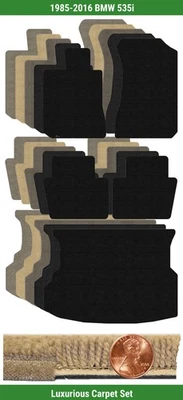 Juego de alfombrillas Lloyd Custom Luxe para BMW 535i 1985-2016 (5 piezas) #VL Foto 1 de 4