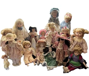 Vintage Porzellan Puppen Hexe Sammlung - Bild 1 von 9