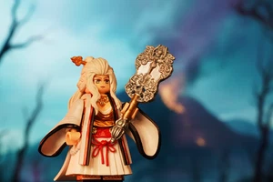 Accesorio de estatuilla moldeada personalizada - Abanico de hierro princesa Wukong Black Myth - Imagen 1 de 2