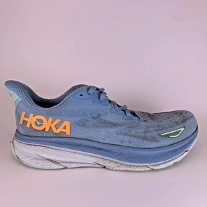 Hoka One One Men Clifton 9 1127895 DLL Blue Running Shoes Sneakers Size 10.5 - Picture 1 of 14