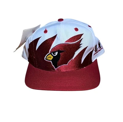 NUEVA GORRA DE COLECCIÓN AÑOS 90’s Logo Atlética NFL Pro Line AZ Cardinals Diente de Tiburón Snapback Foto 1 de 4