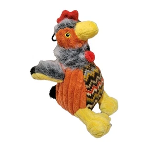 Hugglehounds Plush Rocky the Rooster Stuffed Animal Dog Toy 7" Soft Polyester - Picture 1 of 12