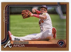 2025 Topps Gold #154 Orlando Arcia Atlanta Braves - Bild 1 von 2