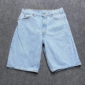 Vintage Levis Shorts Herren 32 Blau 550 Orange Tab USA Relaxed Jorts 90s Light Wash - Bild 1 von 9