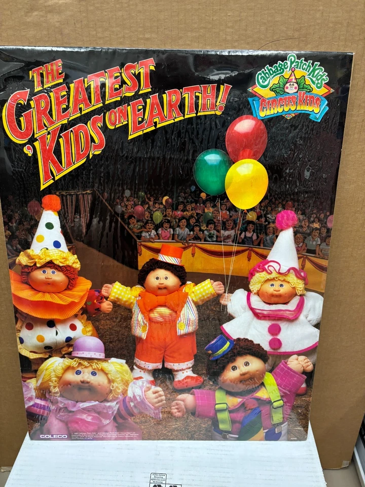 VINTAGE CABBAGE KIDS CIRCUS POSTER GREATEST KIDS ON EARTH 16X21 - Image 1 of 1