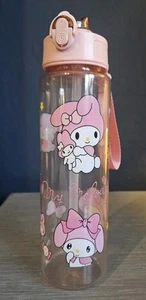 Sanrio My Melody Large 700 ML Drinks Bottle Flip Top Pink Lovely quality - Picture 1 of 5