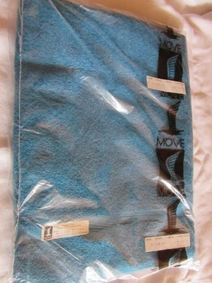 Möve 2 Frottier Handtücher Frottee Handtuch 60er 70er vintage 50x100 cm blau Neu - Bild 1 von 4