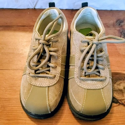 Stride Rite TT Barney Leather shoes 9.5W brown suede boys sneakers - Image 1 of 4