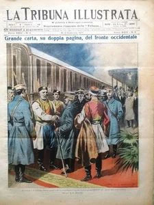 La Tribuna Illustrata 6 Febbraio 1916 WW1 La Capria Belgio Asilo Trastevere Roma - Picture 1 of 1