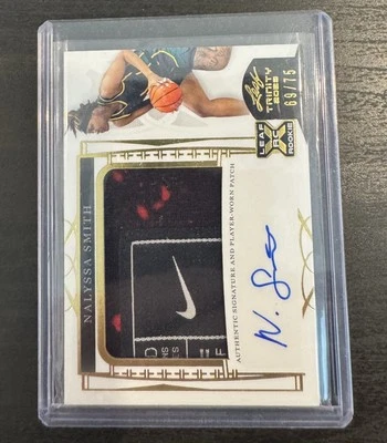 2023-24 Leaf Trinity Rookie Nalyssa Smith RC Nike Patch Auto RPA /75 Nike Tag - Image 1 of 2