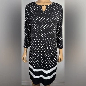 Vestido Chico’s para mujer talla 1 (mediano) lunares ojo de cerradura - Imagen 1 de 7