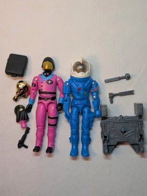 GI Joe Black Major Figure Lot Cobra Commander And Payload Complete - Image 1 of 2