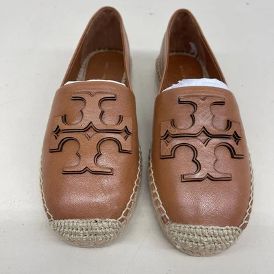 TORY BURCH Ines Espadrille Goat Leather Women's Size 4.5 Tan 158614   - Image 1 of 4