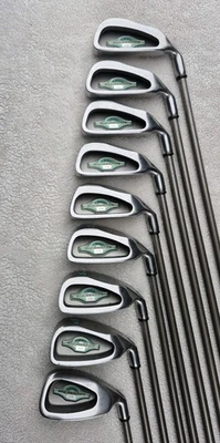 Callaway 1994 Big Bertha Ladies 3-PW, SW RH Iron Set 37.5" Gems Graphite Shafts - Image 1 of 4