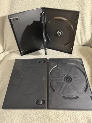 3 Disc DVD Replacement Case Lot Of 2 Premium Storage Shell Case Video Games - Image 1 of 4