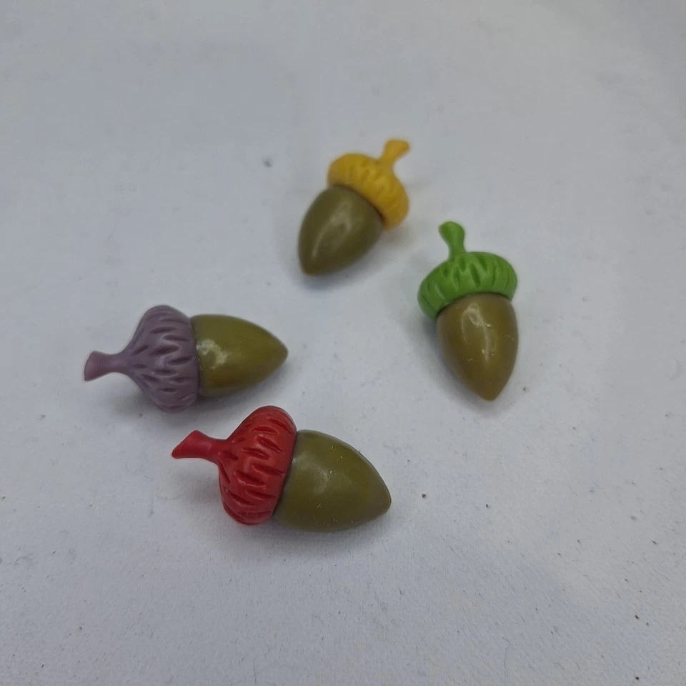 Peças de reposição de jogo de esquilo sorrateiro e lanche 4 bolotas cores diferentes - Imagem 1 de 1