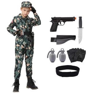 Halloween Soldaten Kostüm für Jungen M - Bild 1 von 6