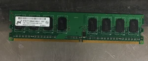 Micron MT8HTF12864AY-800J1 1GB DDR2 800MHz PC2-6400U Desktop RAM - Picture 1 of 3