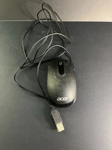 Acer Wired Optical Mouse Tested And Working Scroll Wheel - Picture 1 of 4