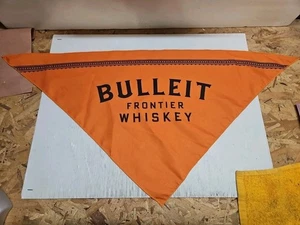 Bandana Bulleit Frontier Whisky Naranja Perro Usada/Nueva (BB) - Imagen 1 de 7