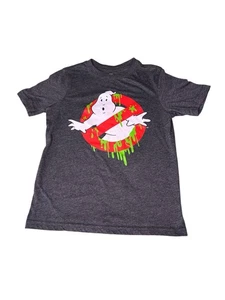 Ghostbusters Short Sleeve Graphic Tee Dark Gray Size 8 - Picture 1 of 3