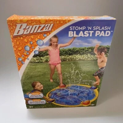 Banzai Stomp N Splash Blast Pad 42” Juguete de Agua Juego Exterior Sellado Foto 1 de 4