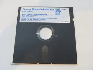 Disquete de 5,25" ROCK'N ROLL TRIVIA Thunder Mountain Action Pak Disco 6 juego - Imagen 1 de 2