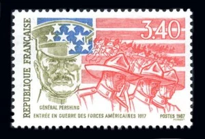 France: 1987 70th Anniversary of US Forces in WWI (2044) MNH - Picture 1 of 1