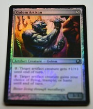 1 x Golem Artisan FOIL - Scars of Mirrodin - MTG Magic the Gathering