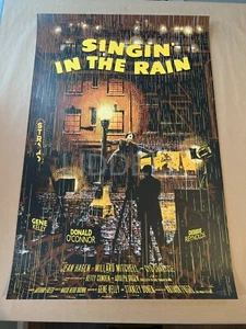 Mondo Print Style Thornley Raid71 Singin in the Rain Limited Edition signiert /#d20 - Bild 1 von 8