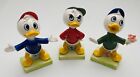 Disney Parks Huey, Dewey And Louie Fontanini 3 Figures Made In Italy 🇮🇹 New